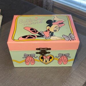 Disney Mickey and Co Ballerina Minnie Musical Jewelry Box